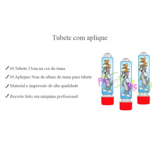 Kit Aniversário Personalizado Tom e Jerry