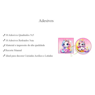Kit Aniversário Personalizado Unicórnio Colors