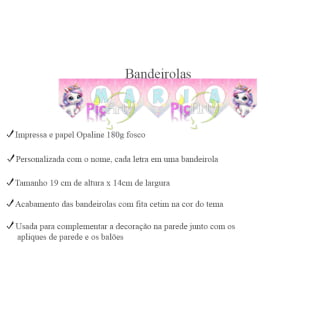 Kit Aniversário Personalizado Unicórnio Colors