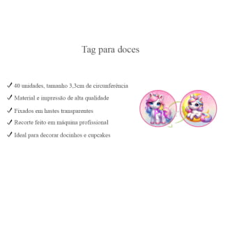 Kit Aniversário Personalizado Unicórnio Colors