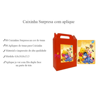 Kit Aniversário Personalizado Urso Pooh Menina