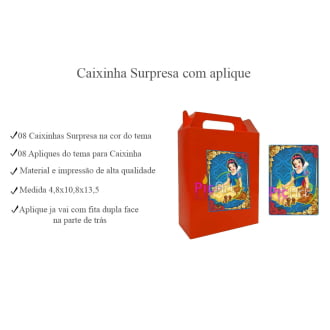 Kit Aniversário Personalizado Branca de Neve