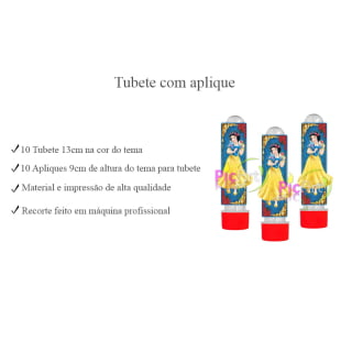 Kit Aniversário Personalizado Branca de Neve