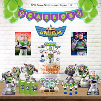 Kit Aniversário Personalizado Buzz Lightyear