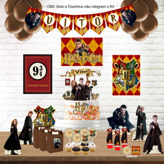 Kit Aniversário Personalizado Harry Potter Kit Aniversário Personalizado Harry Potter