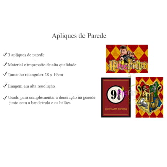 Kit Aniversário Personalizado Harry Potter