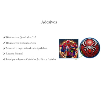 Kit Aniversário Personalizado Homem Aranha
