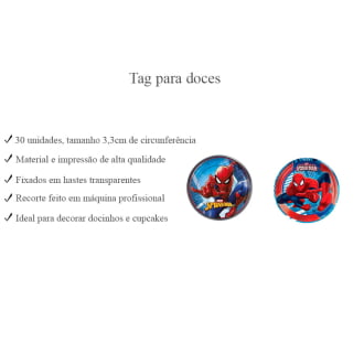 Kit Aniversário Personalizado Homem Aranha