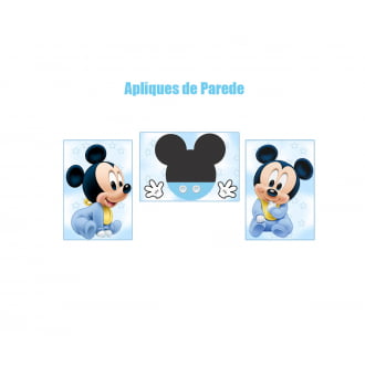 Kit Aniversário Personalizado Mickey Baby