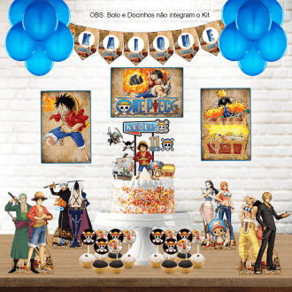 Kit Aniversário Personalizado One Piece