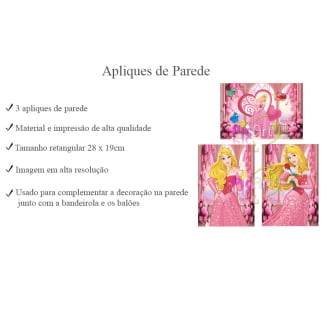 Kit Aniversário Personalizado Princesa Aurora