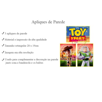 Kit Aniversário Personalizado Toy Story