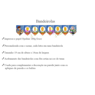 Kit Aniversário Personalizado Toy Story