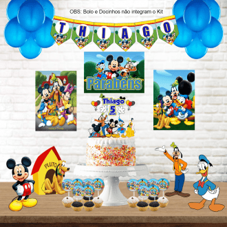 Kit Aniversário Personalizado Turma Disney