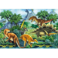 Papel Arroz A4 - Dinossauros desenho - tamanho 20x30 cm