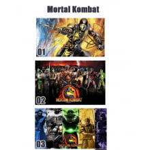 Papel Arroz A4 - Mortal Kombat - tamanho 20x30 cm